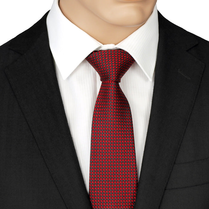 Red Dotted Tie