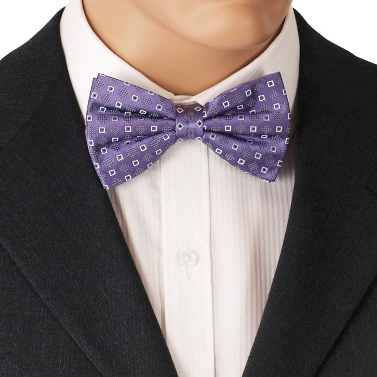 Light Purple Silk Bow Tie