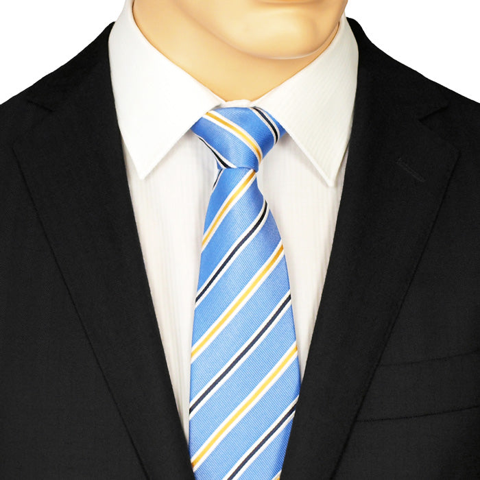 Blue Striped Necktie