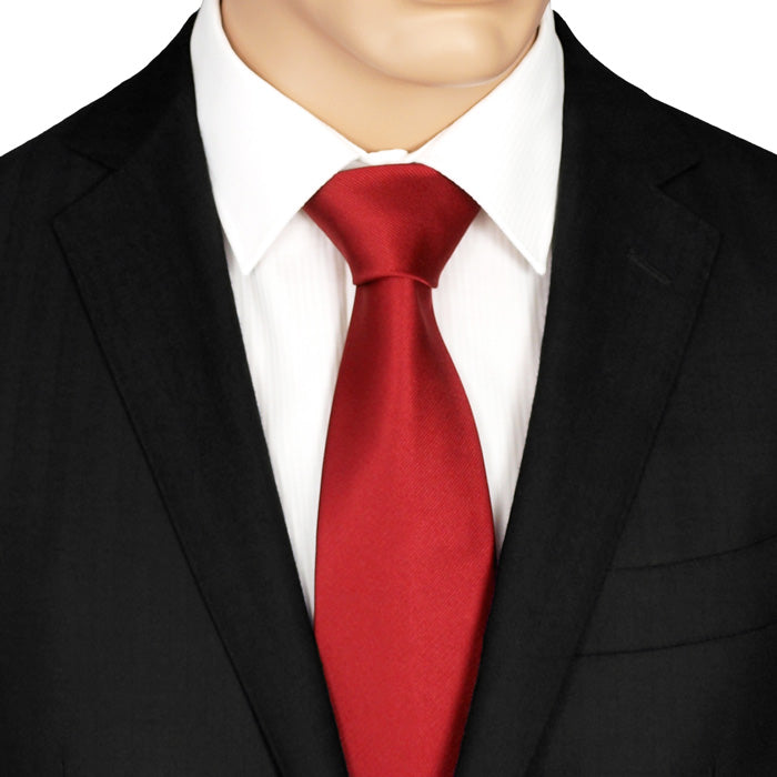 Red Silk Necktie