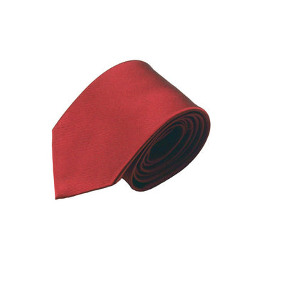 Ruby Red Silk Tie