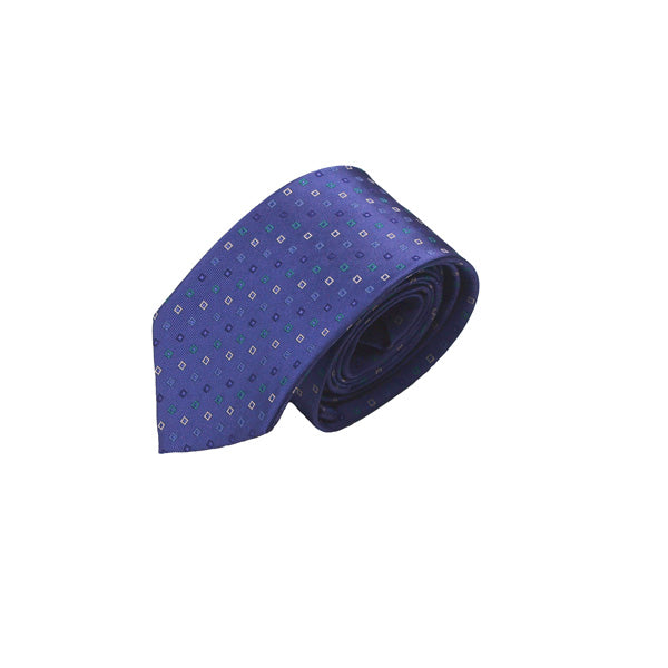 Purple Patterned Silk Tie