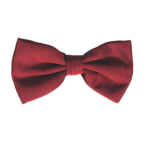 Red Herringbone Bow Ties – Mens Formal