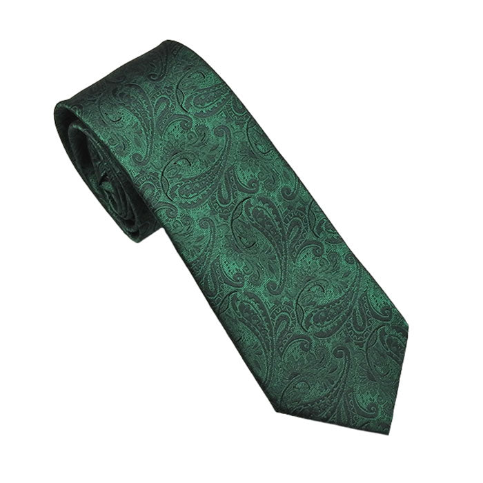 Green Paisley Tie – Mens Formal